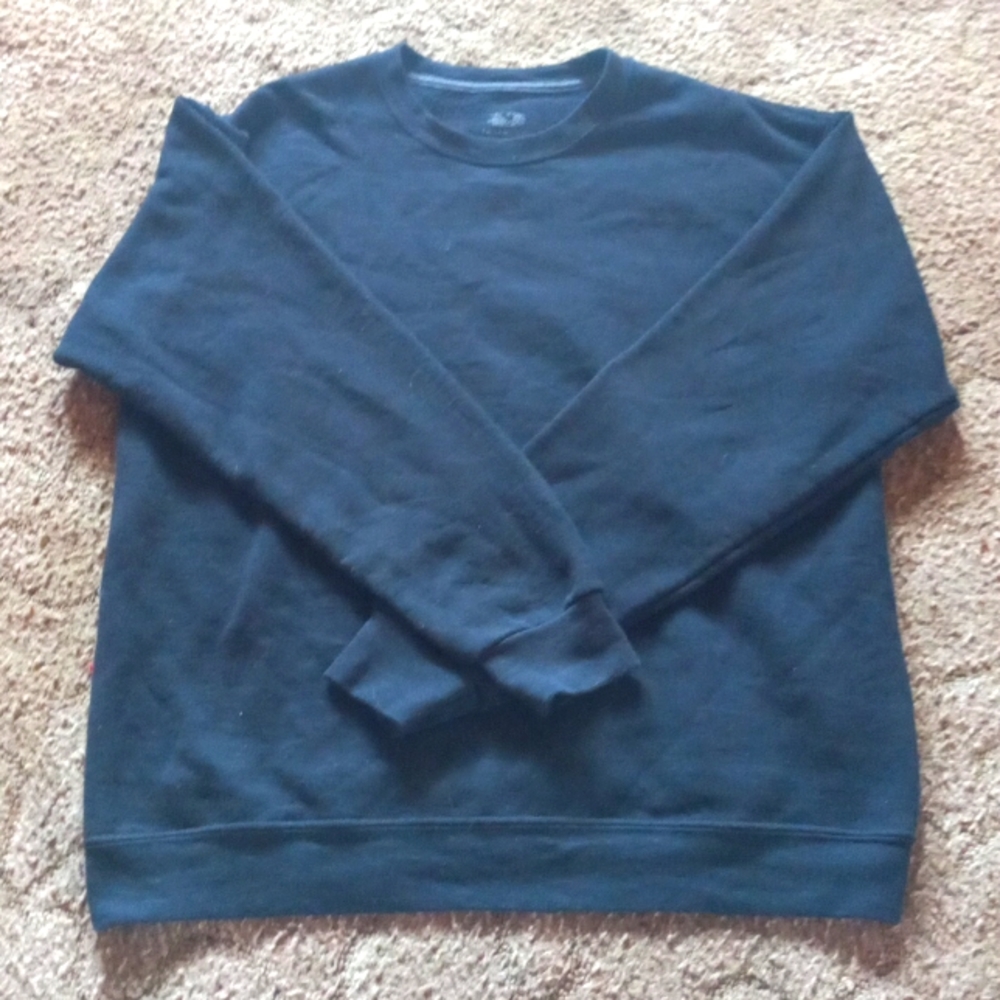 Black, Fruit of the Loom Sweater, M